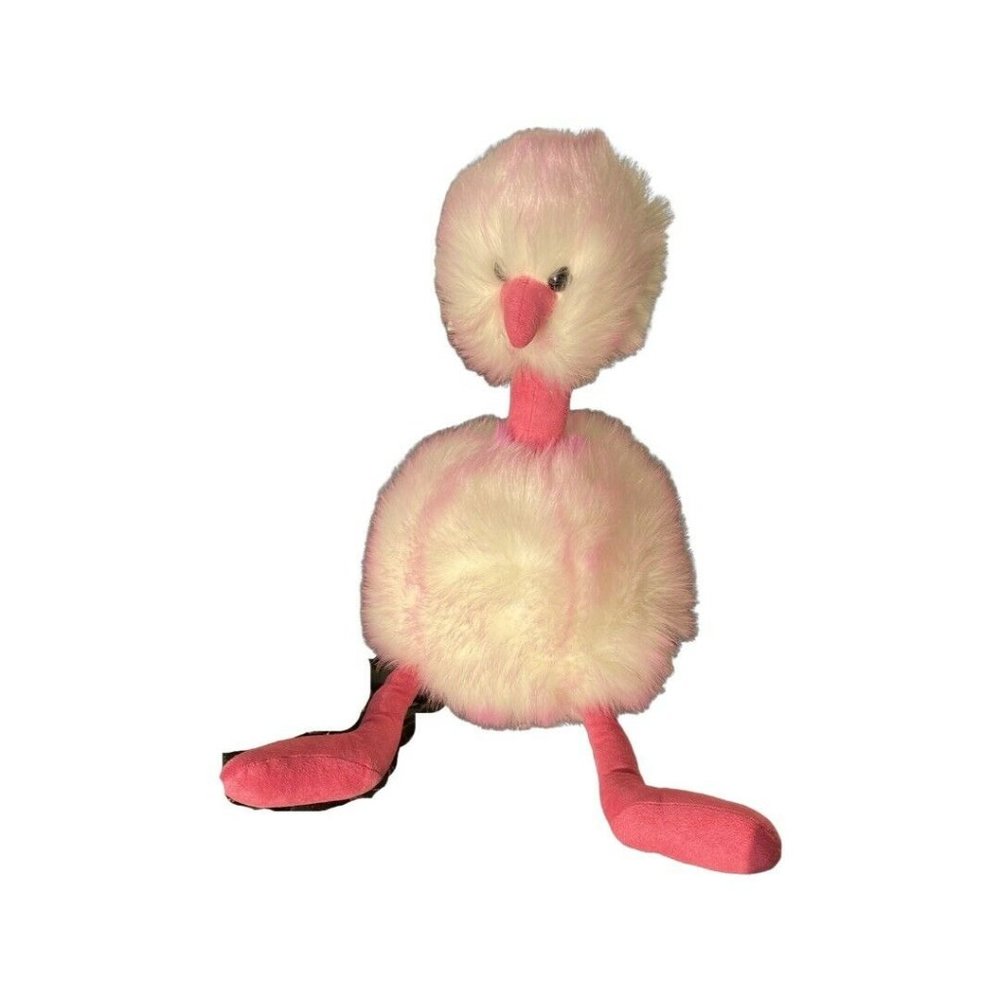Jellycat London Plush 14” Raspberry Ripple Pompom Pink Bird - RETIRED   NWT